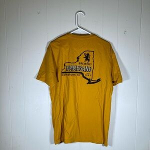 Ommegang brewery double sided Graphic T-Shirt size XL unisex copperstown NY